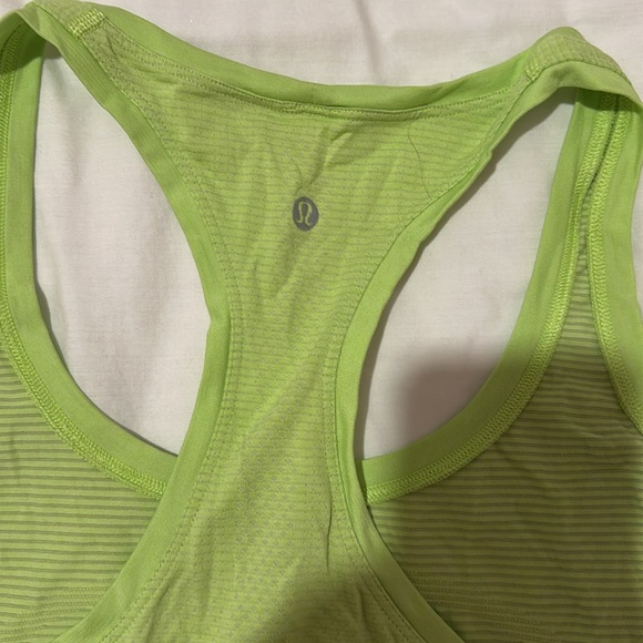 Lime Green Racerback Tank Top - Picture 2 of 3